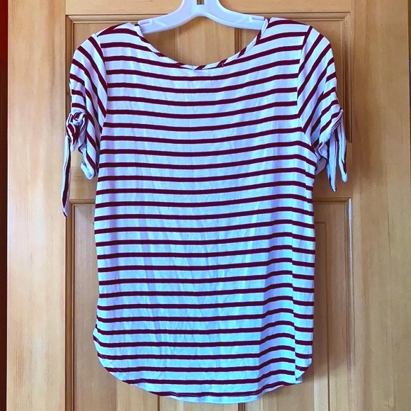 🤍Green Envelope Stripe Top - Picture 6 of 6